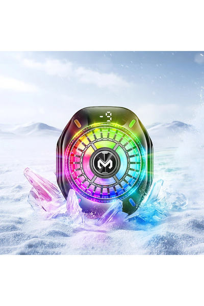 EİMA CX-10 RGB Işıklı Manyetik Telefon Soğutucu Fan | MagSafe Oyun Cooler