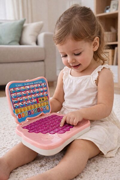 NASYONEL TOYS Eğitici Öğretici Türkçe Konuşan Oyuncak Laptop – Çocuklar İçin ...