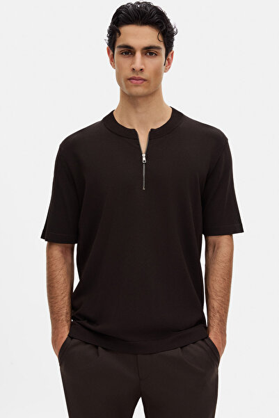 Tween Relaxed Fit Kahverengi Triko