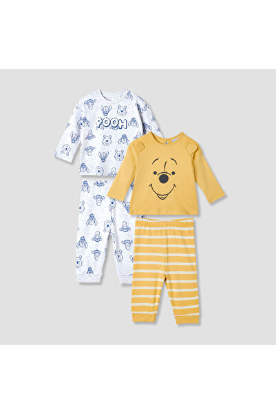 Disney Pyjama Set with Winnie the Pooh Print - Cotton - Long Sleeves - Crew N...