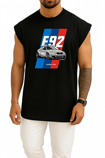 Bahriyeli Collection supradimensionat E92 Bmw M3 Car Chest cu imprimeu Atlet