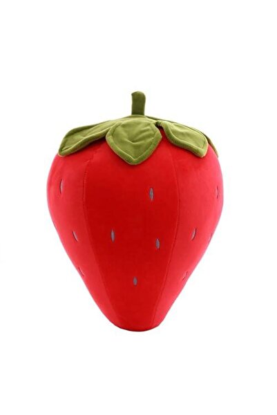 Arabest وسادة عناق محشوة لطيفة على شكل فاكهة الفراولة، مصنوعة من القطيفة النا...