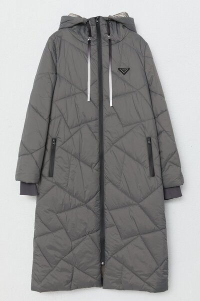 Nihan Astronot Yaka Kapitone Kaban Füme