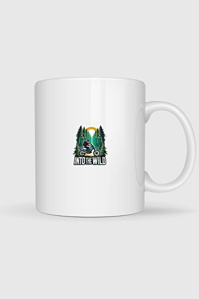Bahriyeli Collection Into the Wild Travel the World B Printed Mug Cup