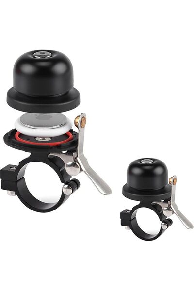 Arabest Bicycle Bell,Bicycle Positioning Anti-theft Bell,Aluminium Alloy Bell, Thumb Bells Cycling Gear