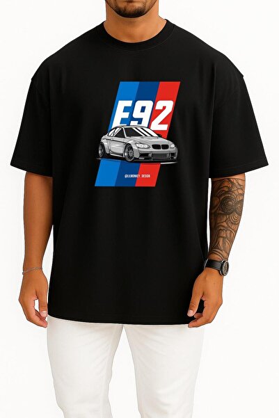 Bahriyeli Collection supradimensionat E92 Bmw M3 Car Chest cu imprimeu Unisex...