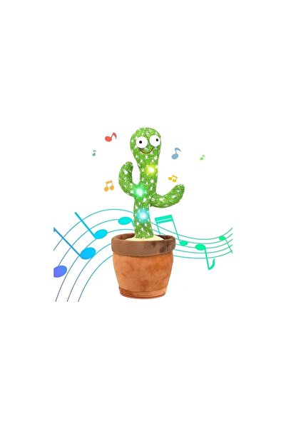 tech and ar Dans Eden Oyuncak Şarjlı Konuşan Ses Tekrar Eden Konuşan Kaktüs O...