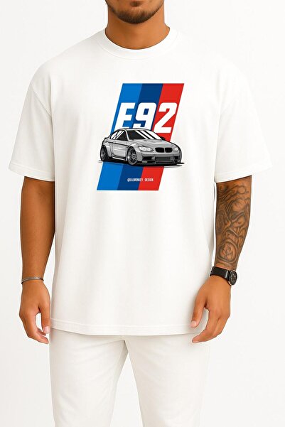 Bahriyeli Collection supradimensionat E92 Bmw M3 Car Chest cu imprimeu Unisex...