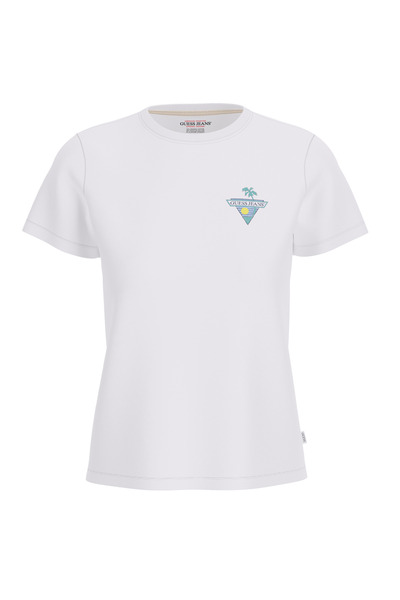 Guess Jeans Ss Cn Reg Kadın Regular Fit T-Shirt