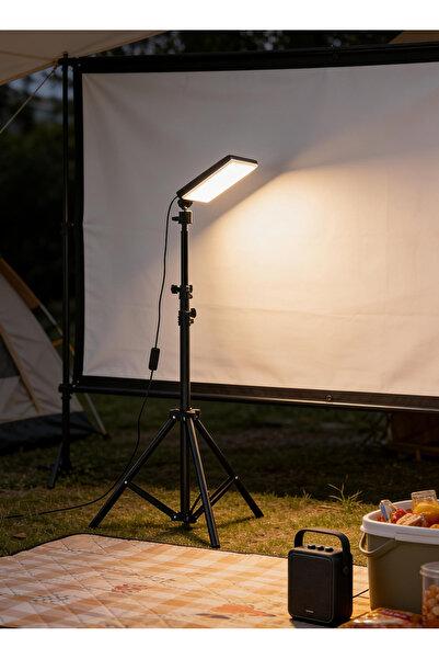 Pomefar Camping Light, LED Desert Light with Adjustable Tripod, USB-Powered for Outdoor Camp & Tasks