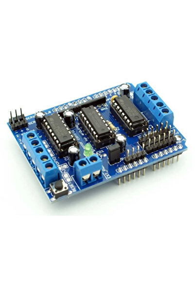 Arduino L293D Shield Step Servo Motor Sürücü