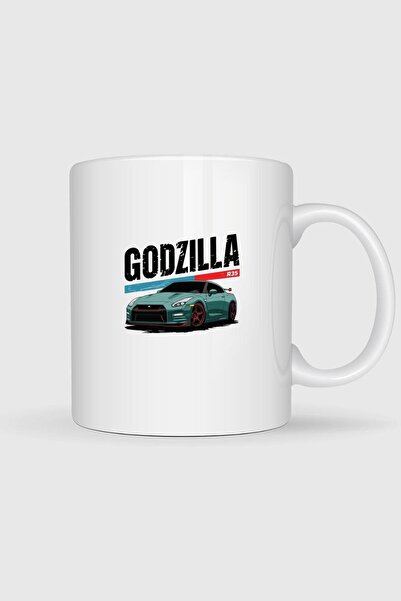 Bahriyeli Collection Nissan R35 Godzilla Legend Printed Mug Cup