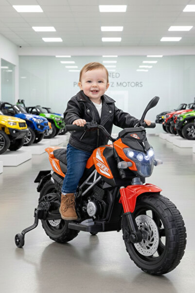 Bebeck Motocross Cross Akülü Motor Akülü Araba Yeni Seri Babyhope 447 12V