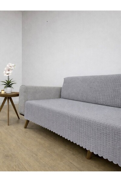 Bella Home Pötikare Fleece Sofa Cover - 1 Piece Gray