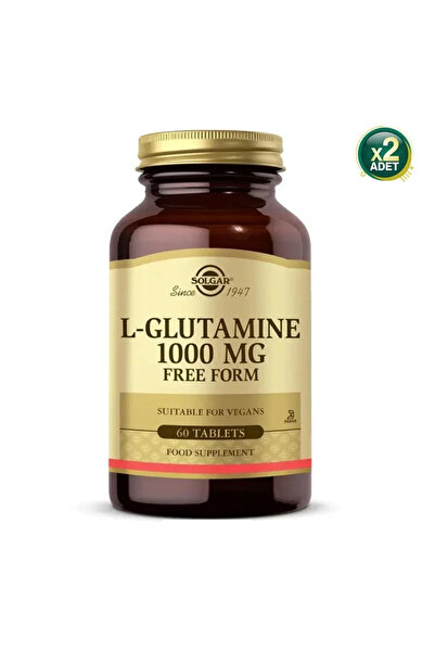 Solgar إل-جلوتامين 1000 ملغ 60 قرص 2 عبوة