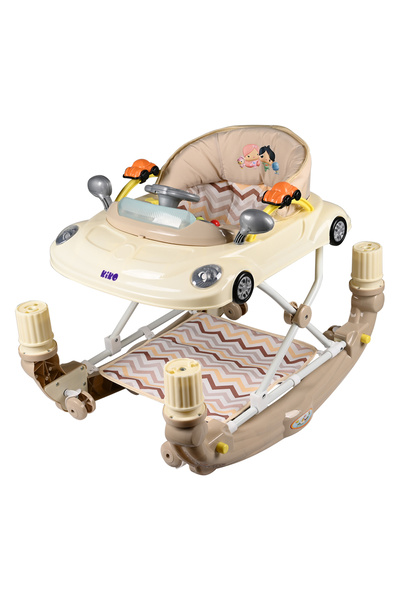 Kiko ROCKING BABY WALKER WITH TOYS-Beige