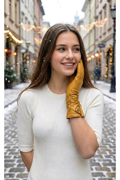 LAGRANZE Long Genuine Leather Women's Gloves