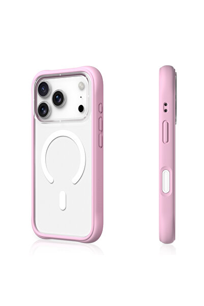 Youngkit iPhone 17 Pro Max Uyumlu Kılıf M-safe Şarj Özellikli Airbagli Dynami...