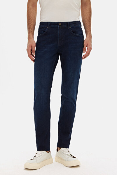 Tween Relaxed Fit Lacivert Denim Pantolon