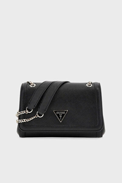 Guess حقيبة نويل بشعار وحزام سلسلة HWZG9672210 حقيبة يد HWZG96 72210 BLA