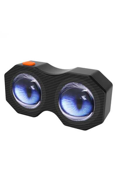 OEM LED rear bicycle light, waterproof, "eye" design, high visibility, under-saddle mount