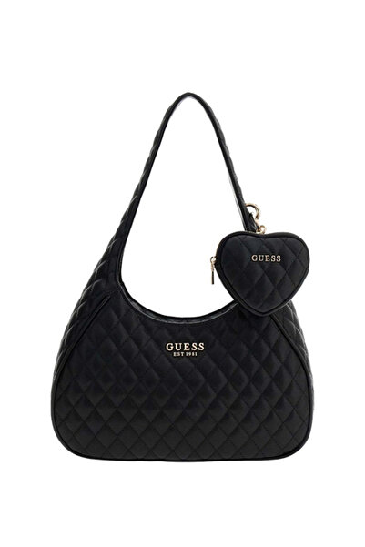 Guess Atabey Hobo Women's Black Shoulder Bag Hwqg9894010-Bla