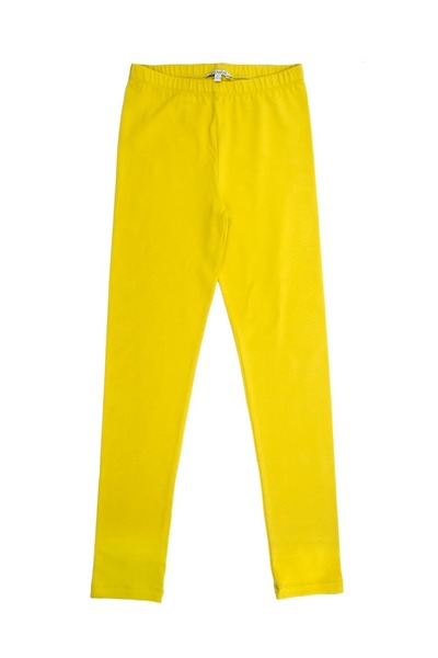Ozmoz By Mukadder Özden Organic Yellow Spring Girls' Leggings