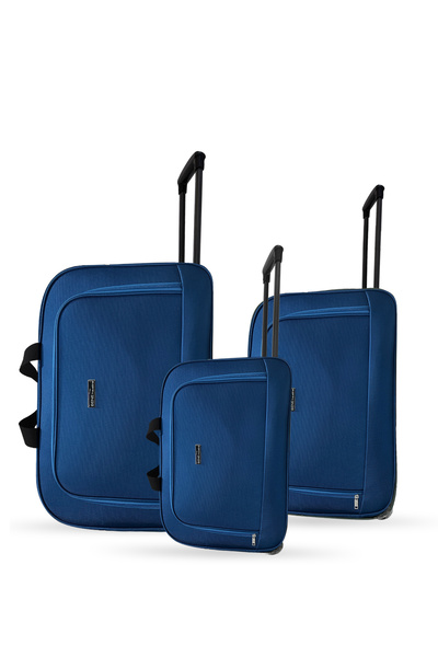 Set Jones Unisex Çekçekli Hostes Pilot 3'lü El Valiz Seti