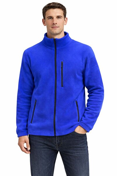 Mekaizen سترة صوفية للجنسين – بسحاب، 3 جيوب، وتحافظ على الدفء