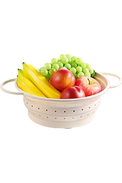 Arabest Silicone Collapsible Strainers,Large Drainer for Vegetable, Food, Pasta