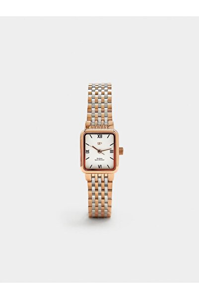 PARFOIS Paslanmaz Çelik Kordonlu Kare Saat