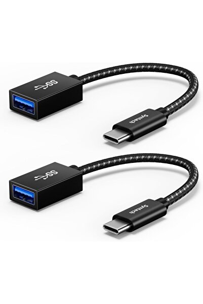 SYNTECH USB C to USB Adapter, 2-Pack USB C to USB 3.0 Adapter, Thunderbolt 3 to USB Female, OTG Cabl