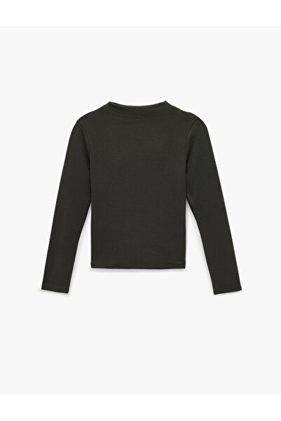 Koton Mock Neck Slim Fit Long Sleeve T-Shirt