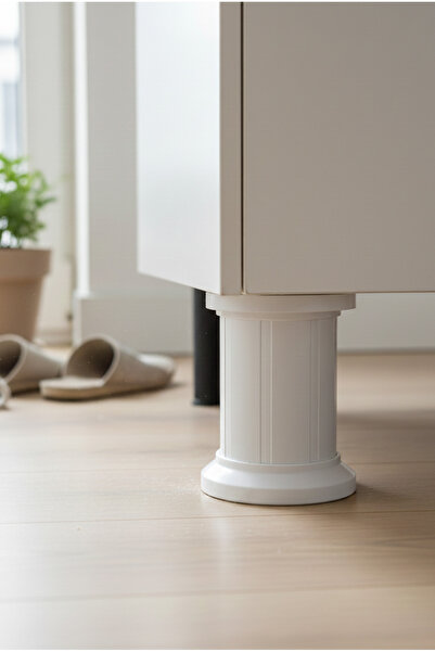 BERFİNO Adjustable 4-Piece Furniture Leg |   Abs Composite Adjustable Base Le...