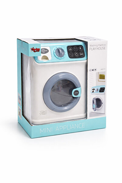 Toyska Çamaşır Makinası - Dokunmatik Ekranlı - Kutulu Işıklı Müzikli Mavi