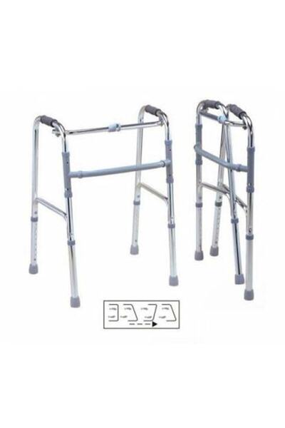 MEDİKALCİM Ithal Alüminyum Walker Wolker Yürüteç Hareketli Katlanabilir Walker