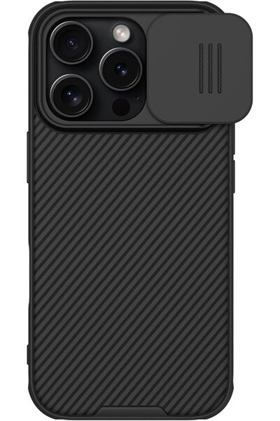Nillkin Magnetic Camera Shield Pro Case for Apple iPhone 16 Pro - Black