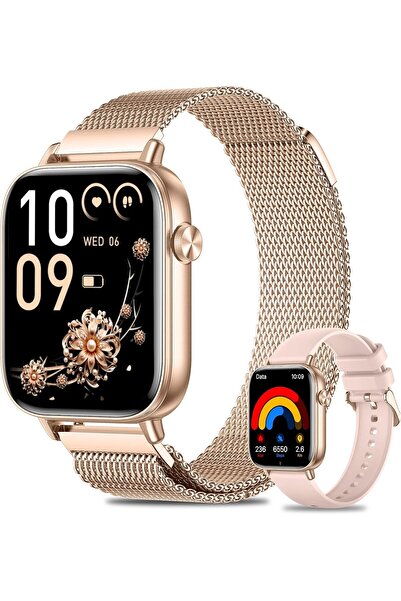 Generic Smart Watch for Women(Answer/Make Calls), 1.83" Smartwatch with Heart Rate/SpO2/Sleep Monitor, 100+