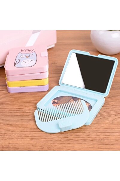 MAISON GLOWEN Taraklı Fotoğraf Koyulabilir Kapaklı Dikdörtgen Küçük Makyaj Ça...