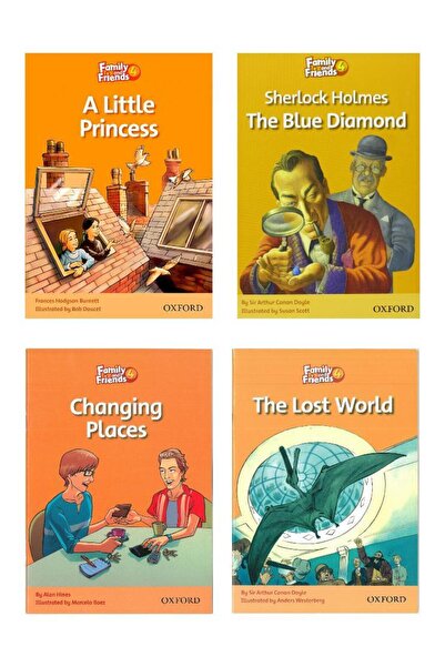 OXFORD UNIVERSITY PRESS Family and Friends 4: The Lost World+Sherlock Holmes ...