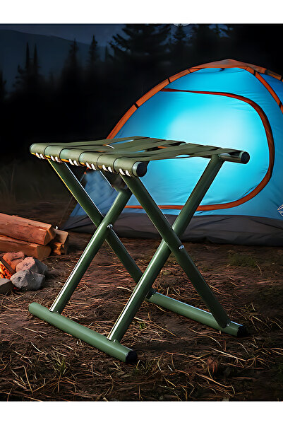 Bisbell Portable Folding Outdoor Stool 25x30cm,Compact Mesh Camping Chair & Fishing Seat,Lightweight,BB3110