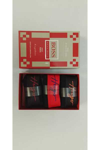 BOSS Men's Boxers-3 pcs-elastic band