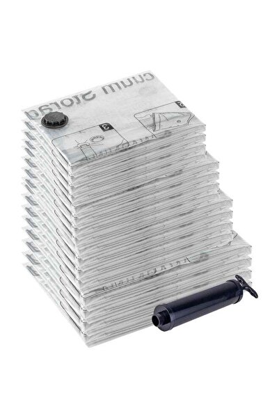 Arabest 16-Pack Vacuum Storage Bags with Hand Pump, Compression Sealer for Clothes, Bedding and Comforters