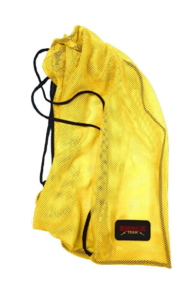 GYM STOCK Shock Team İpli Yüzücü File Taşıma Çantası Sarı