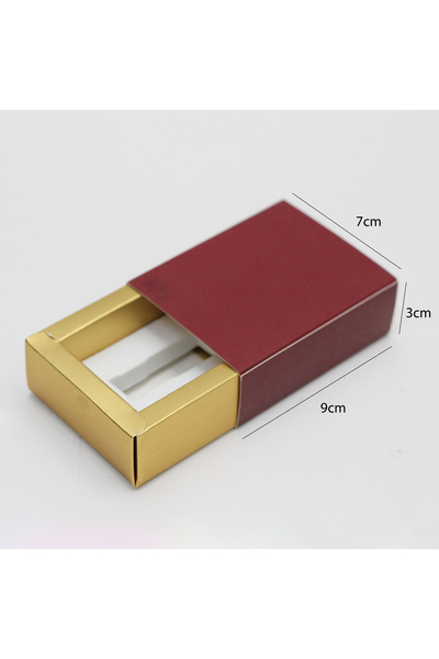 Generic 12 قطعة من علب تولات ورقية اللون عودي الأبعاد 9 x7×3 سم