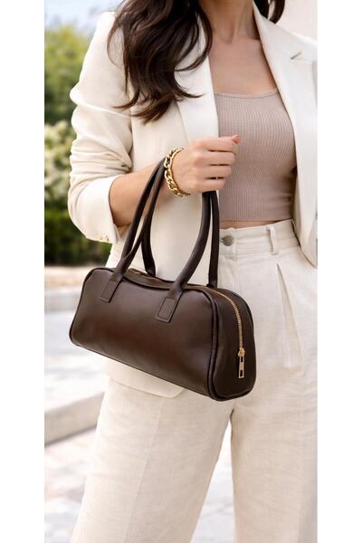 ÇANTA Kahverengi Elegance Mini El Çantası