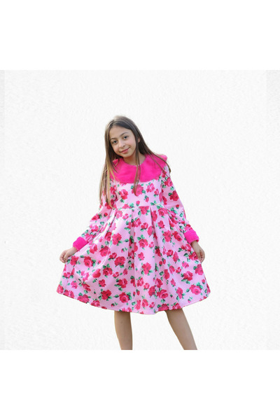 Mamnon فستان مورد فرو