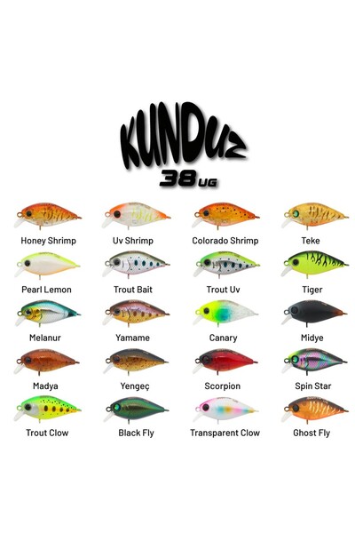 Hanfish Kunduz UG 38mm 4gr LRF Maket Yem