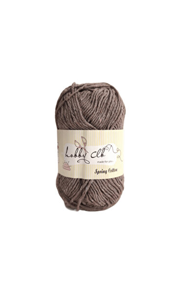 hobby club خيوط أميجورومي القطنية وخيوط الحياكة 100 جرام. بني