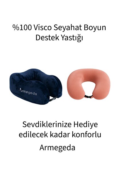 armegeda sıradışı tasarımlar Armegeda Premium Visco Seyahat Boyun Destek Yast...